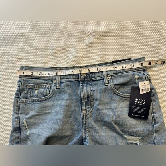 NWT GAP 100% recycled paper 5” shorts eco friendly sustainable size 27” waist - Picture 4 of 10